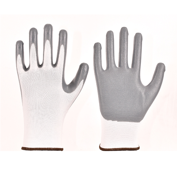 13针白纱灰光面丁腈